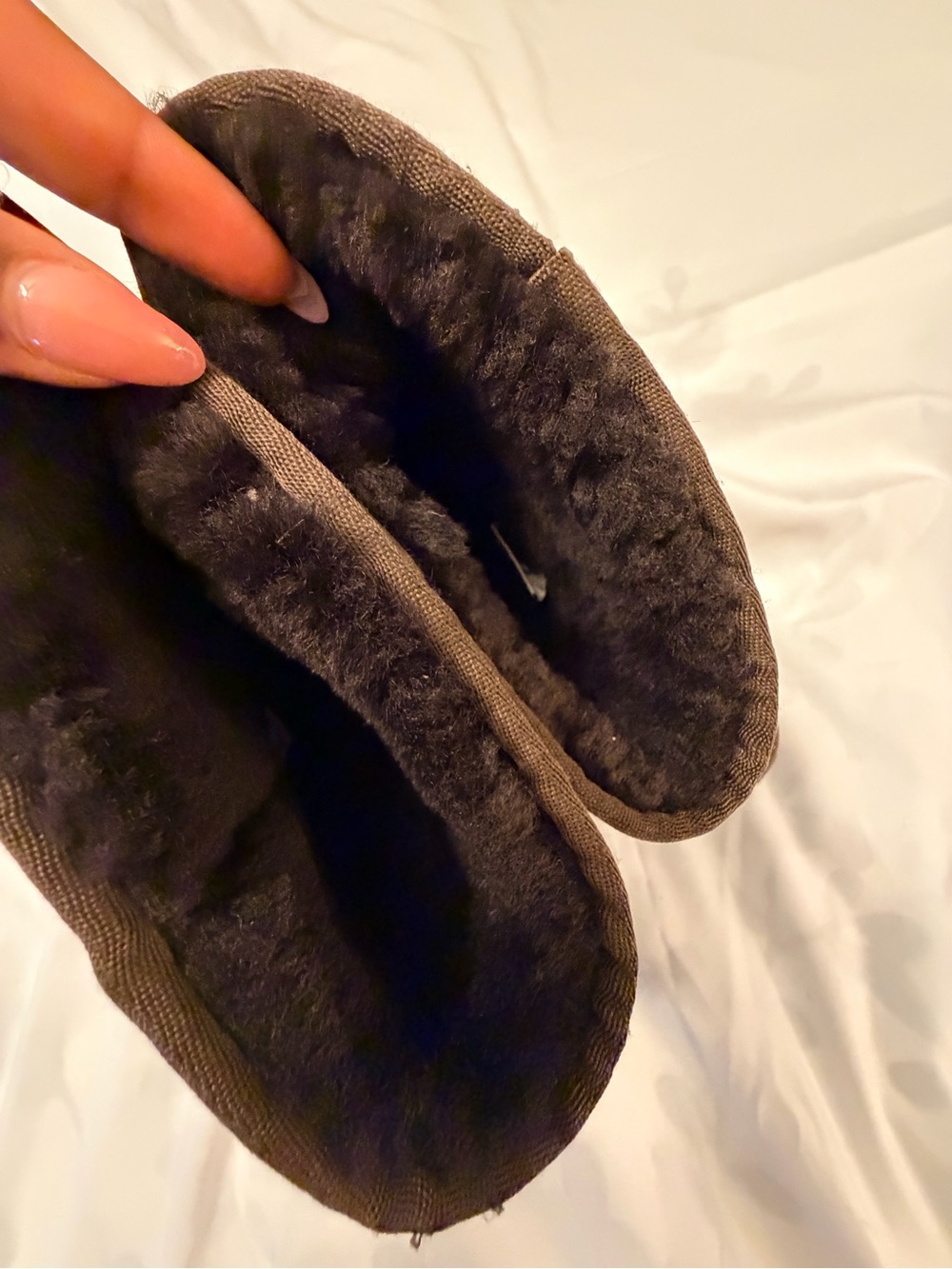 UGG Tall Brown Suede Winter Boots - Picture 4 of 7